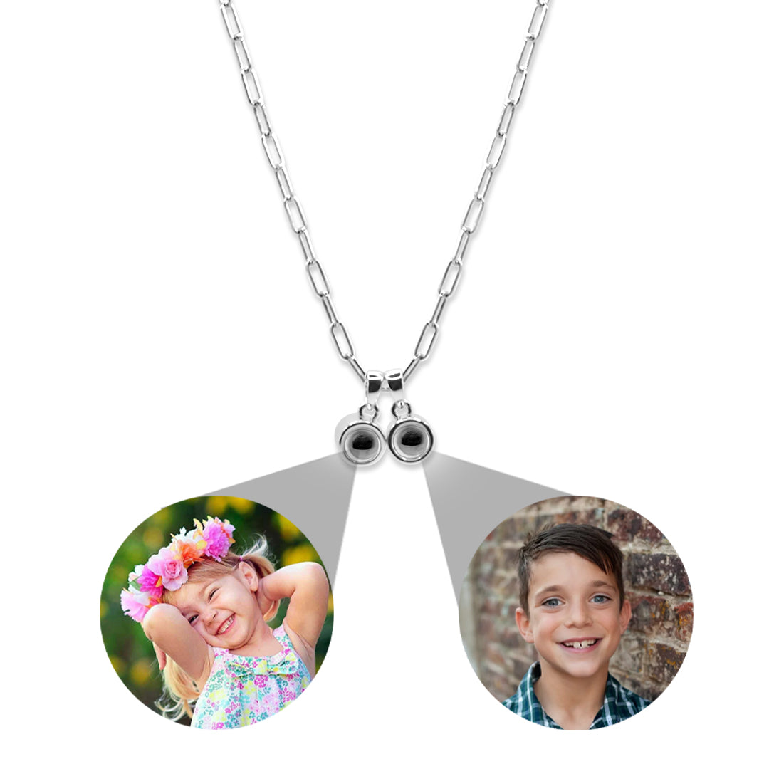 Eternity's Flourish Multi Photo Necklace