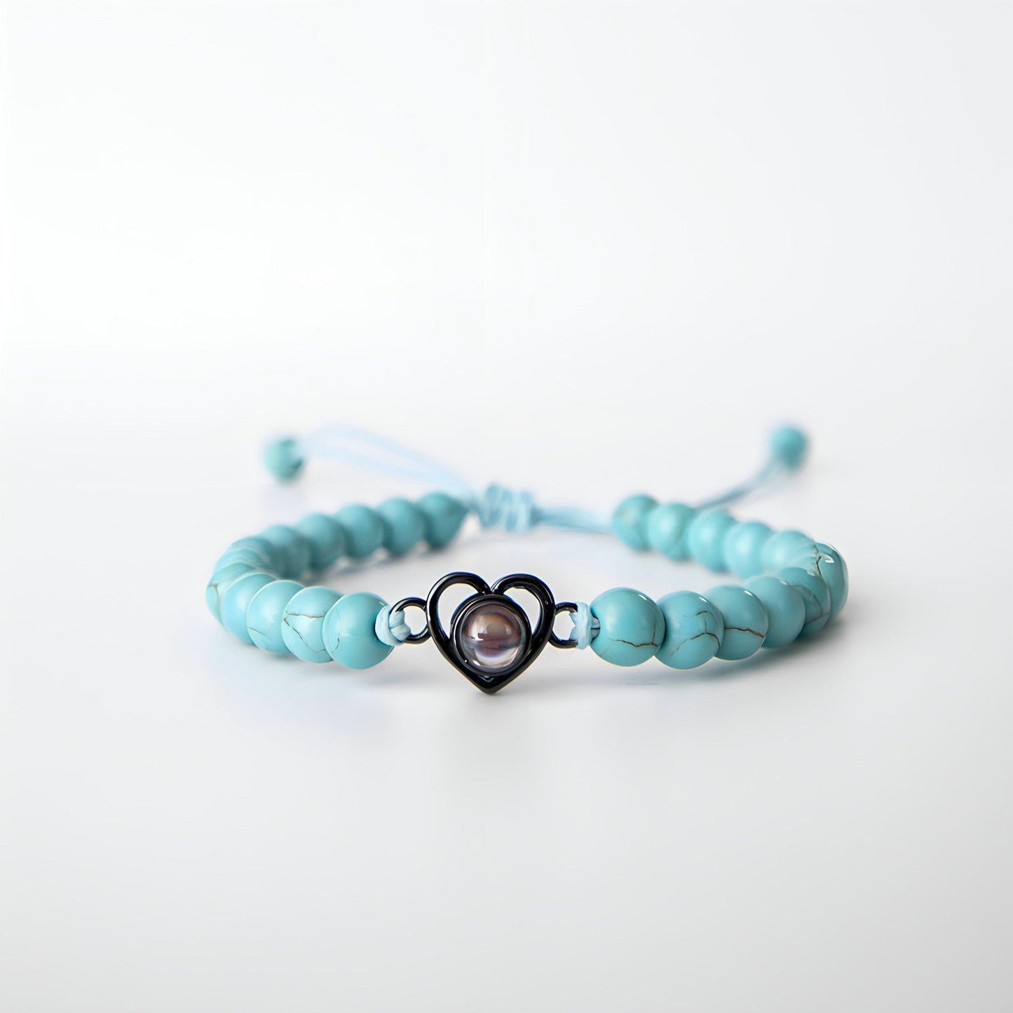 Eternity's Coastal Love Beaded Photo Bracelet