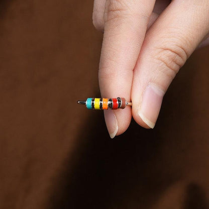 SPINNING ENAMEL FIDGET ANXIETY RING