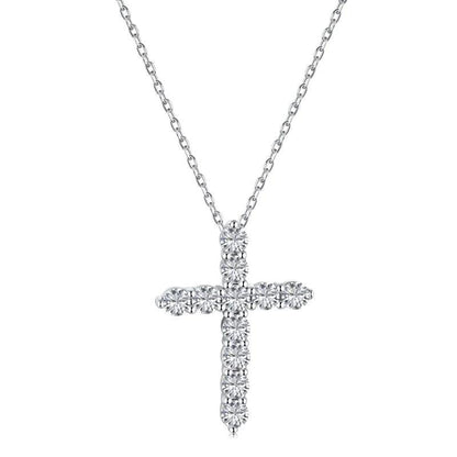 Sterling Silver Mini Cross Pendant Necklace