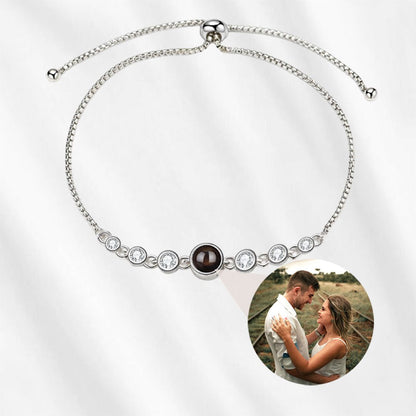 Personalized Projection Bracelet Sterling Silver