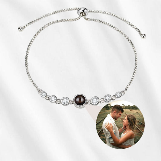 Personalized Projection Bracelet Sterling Silver