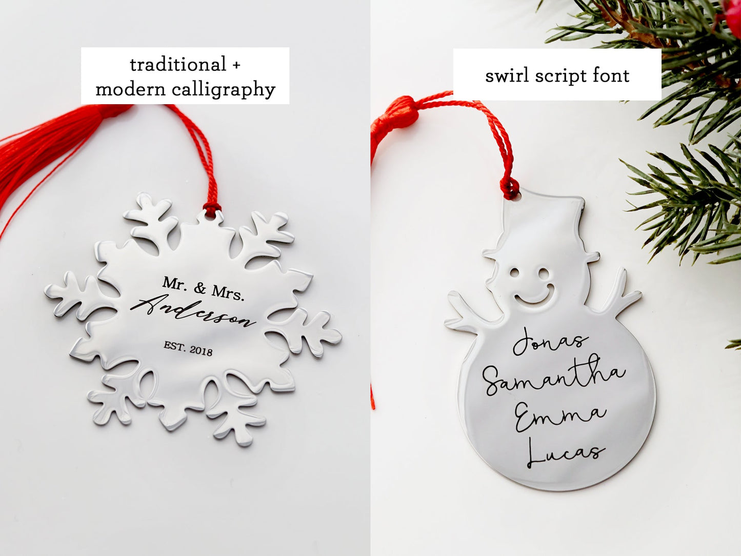 Personalized Ornament | Custom Text