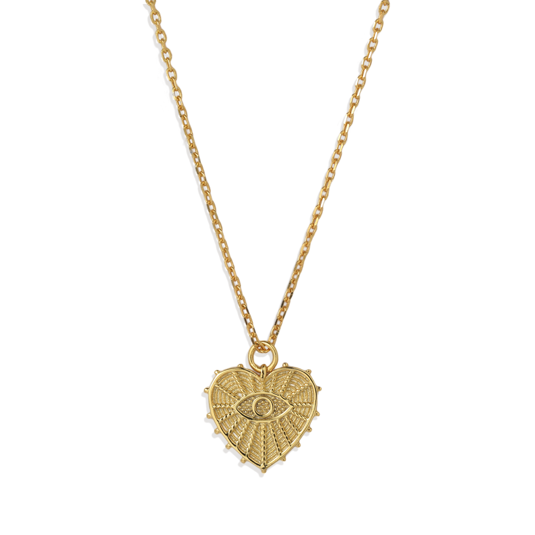 The Heart Sees All Pendant Necklace