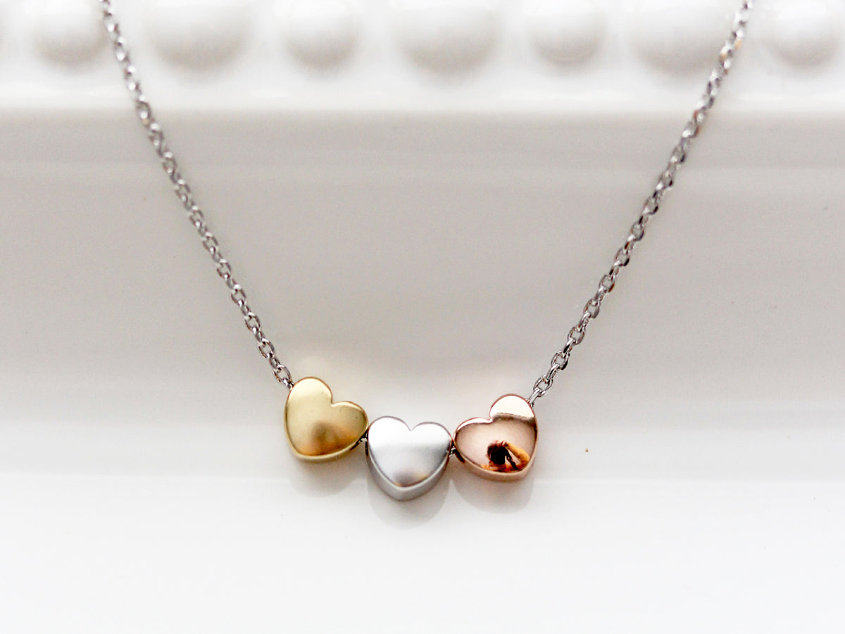 Three Hearts Necklace