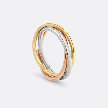 Dainty Interlocking Fidget Ring