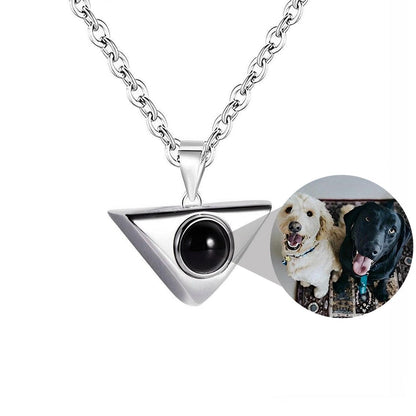 Eternity's Trinity Photo Necklace