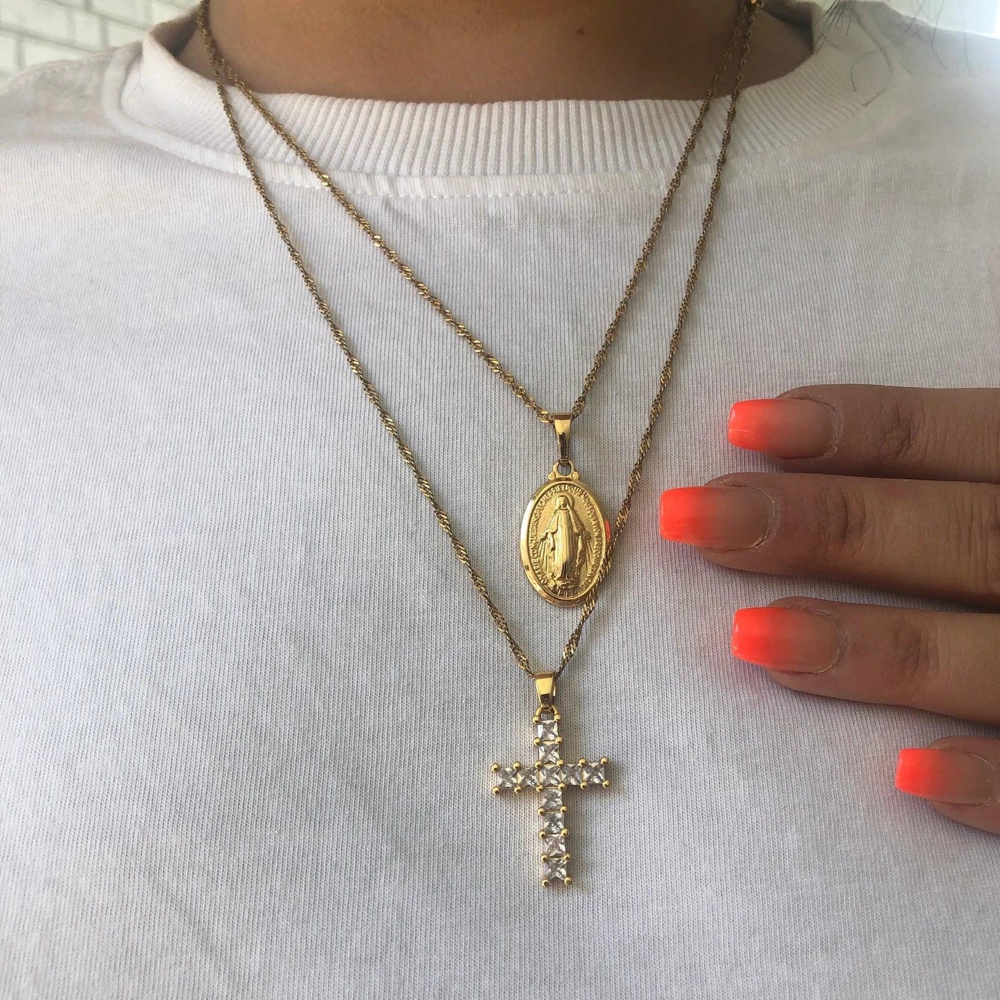 Virgin Mary Necklace