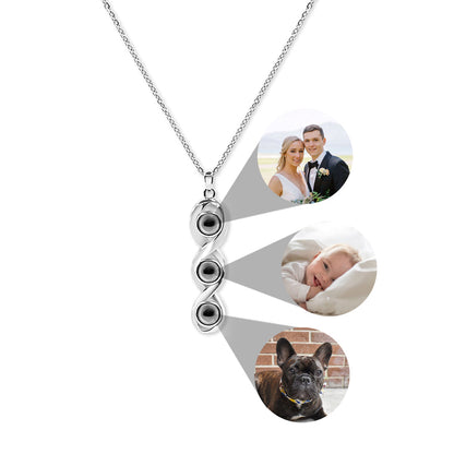 Eternity's Mirage Trio Photo Necklace