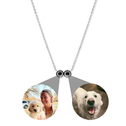 Eternity's Horizon Duo Photo Necklace