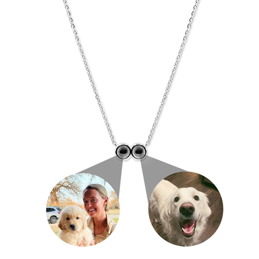 Eternity's Horizon Duo Photo Necklace