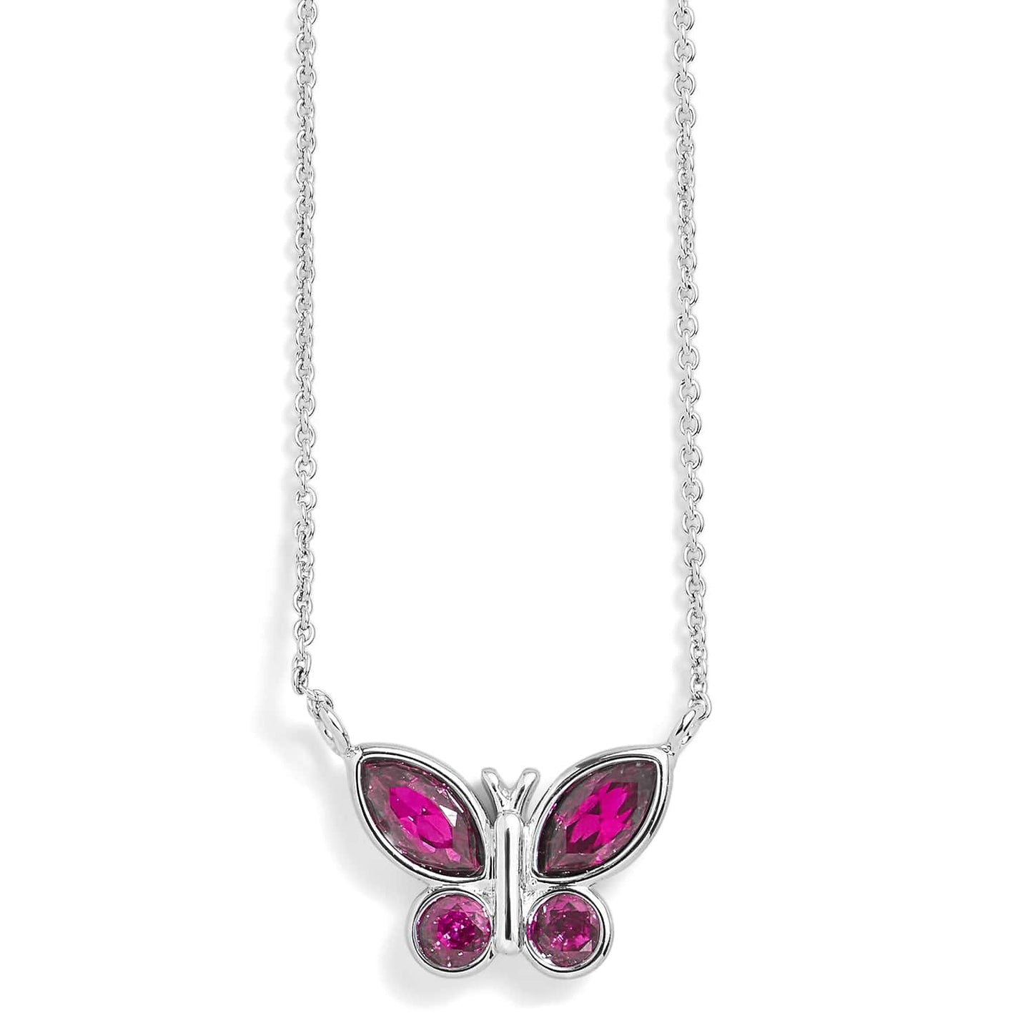 Birthstone Butterfly Necklace