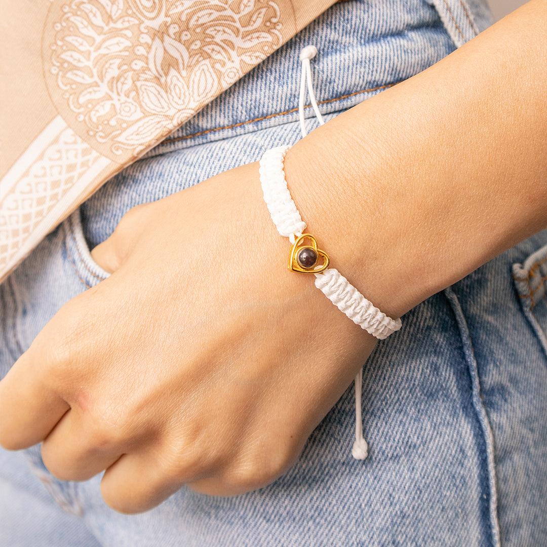 Eternity's Love Spark Photo Bracelet