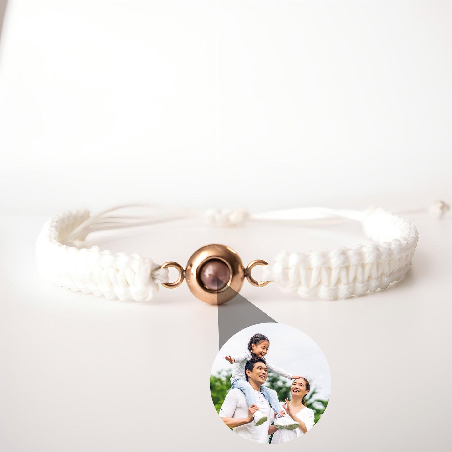 Eternity's Spark Photo Bracelet