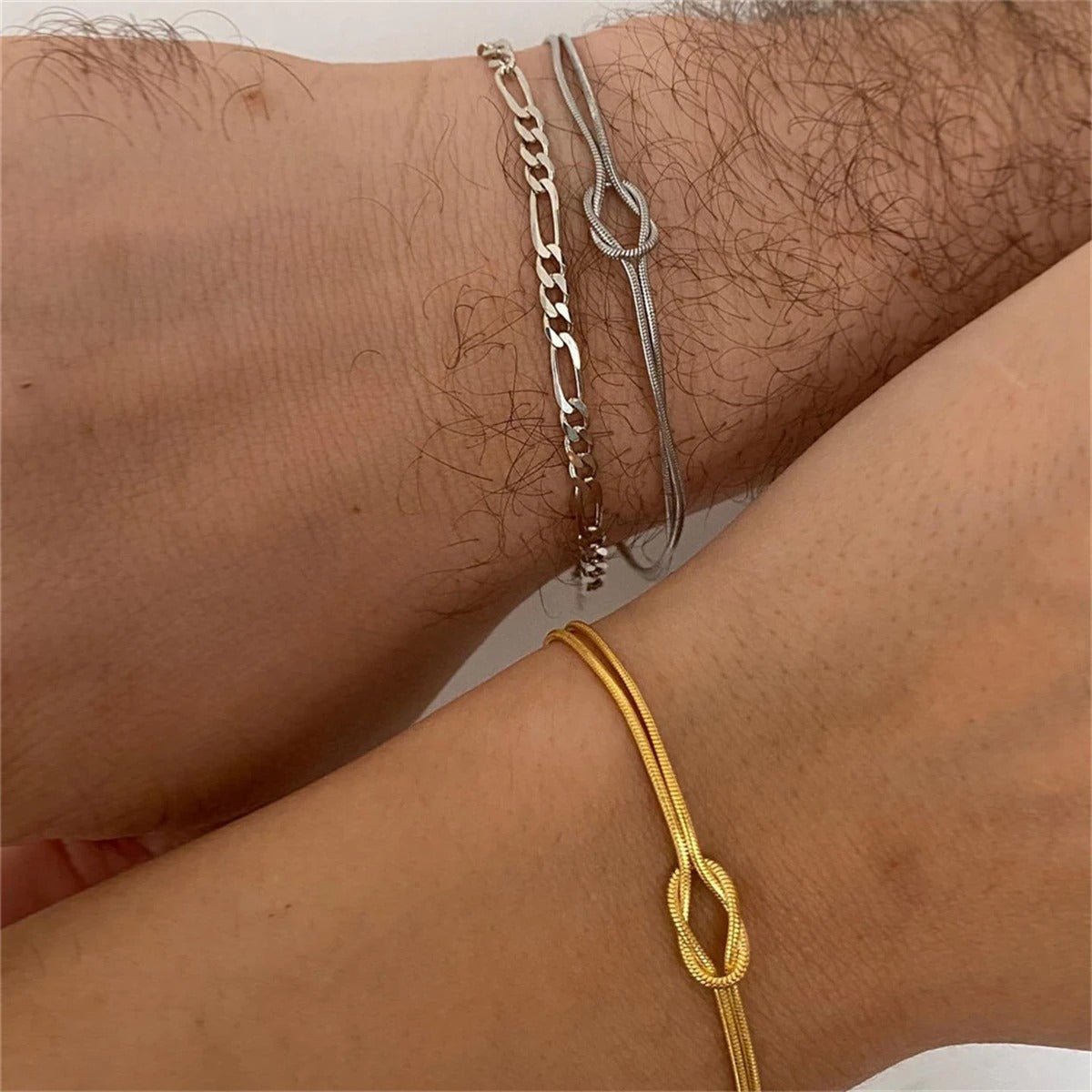 Wife & Husband Bond Knot Bracelets