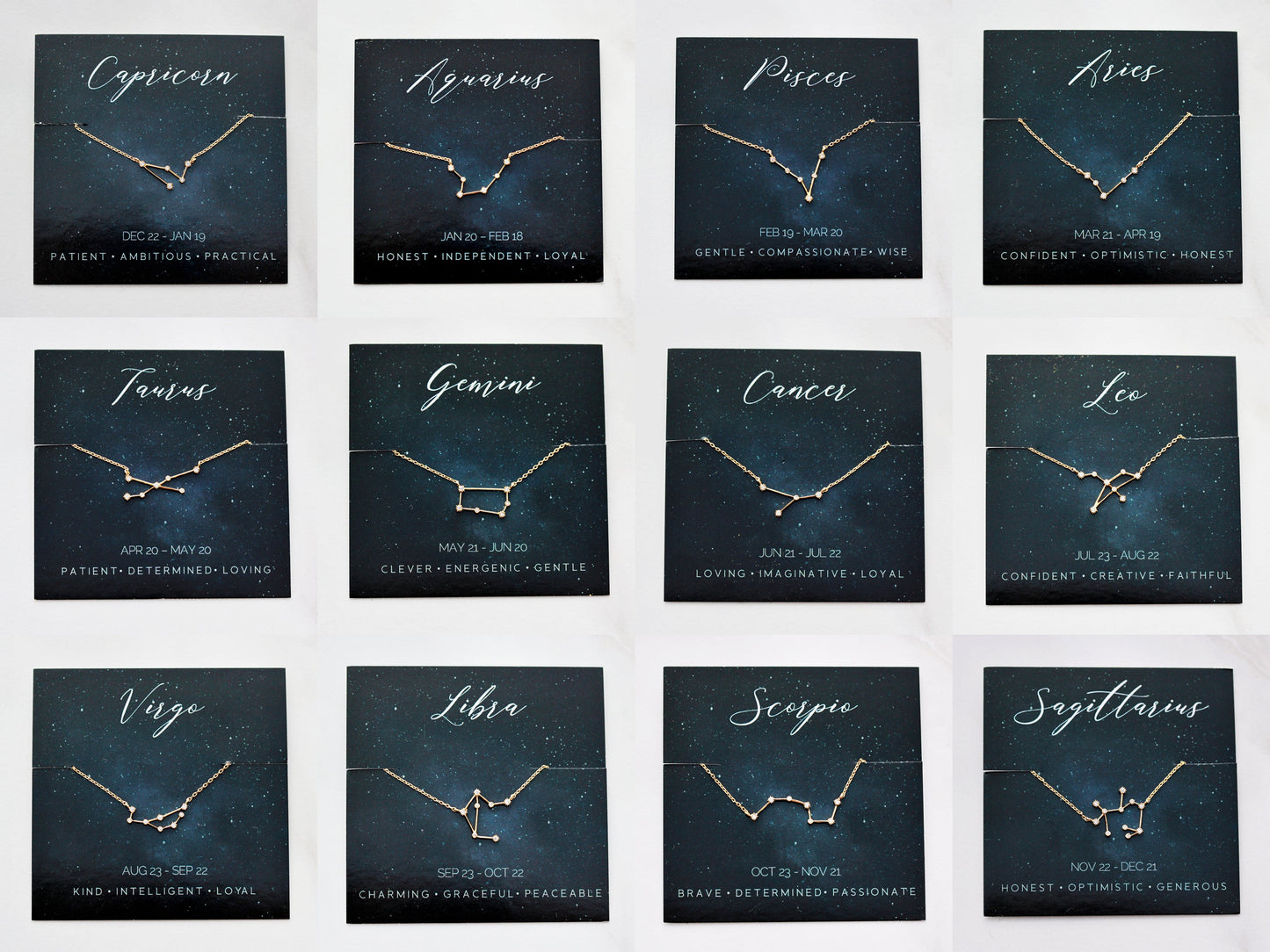 Zodiac Constellation Bracelet